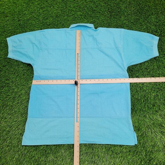 Vintage 80s Saturdays MOD Polo Shirt L/XL 23x28 Single-Stitch - Picture 3 of 12